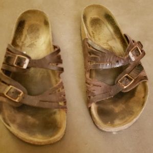 Birkenstock Granada birko-flor nubuck mocha sandal